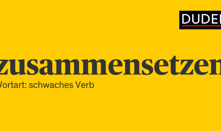 mit jemandem zusammensetzen